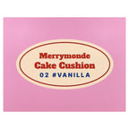 Merrymonde, Cake Cushion, SPF 40, PA ++, 02 Vanilla, 2 Count, (11 g) Each