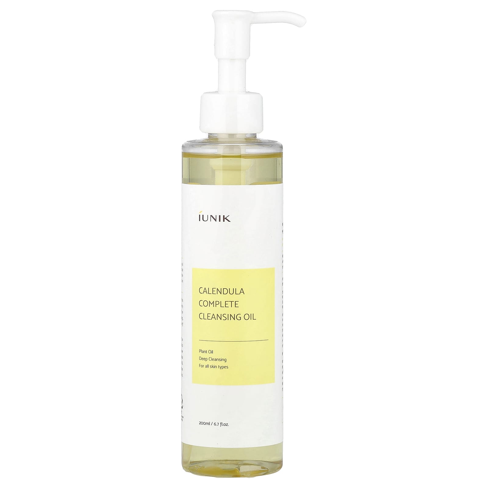 iUNIK, Complete Cleansing Oil, For All Skin Types, Calendula, 6.7 fl oz (200 ml)
