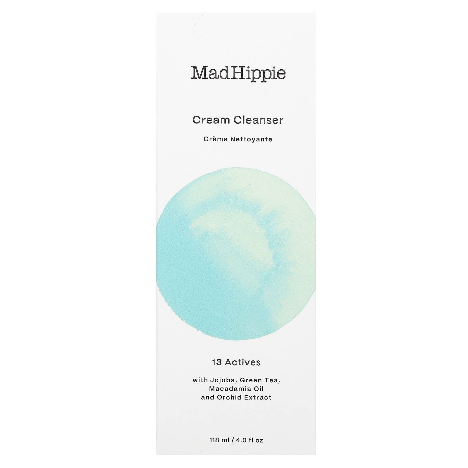 Mad Hippie, Cream Cleanser, 13 Actives, 4 fl oz (118 ml)