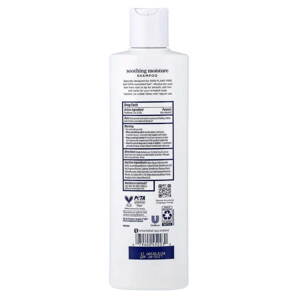 Dove, Anti-Dandruff Shampoo, Soothing Moisture, 12 fl oz (355 ml)