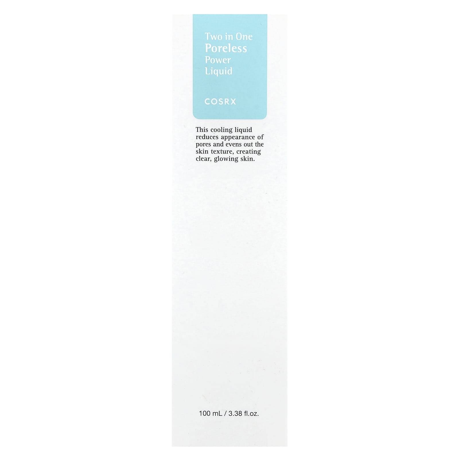 CosRx, Two in One Poreless Power Liquid, 3.38 fl oz (100 ml)