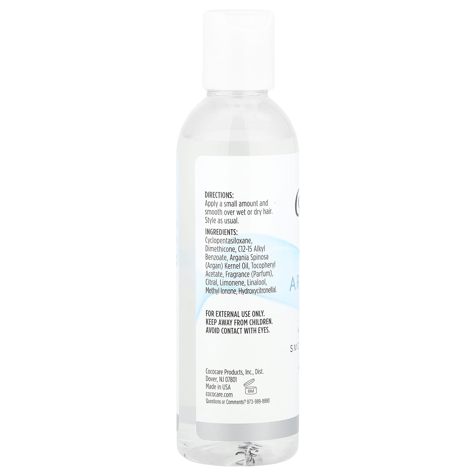 Cococare, Argan Hair Serum, 4 fl oz (118 ml)