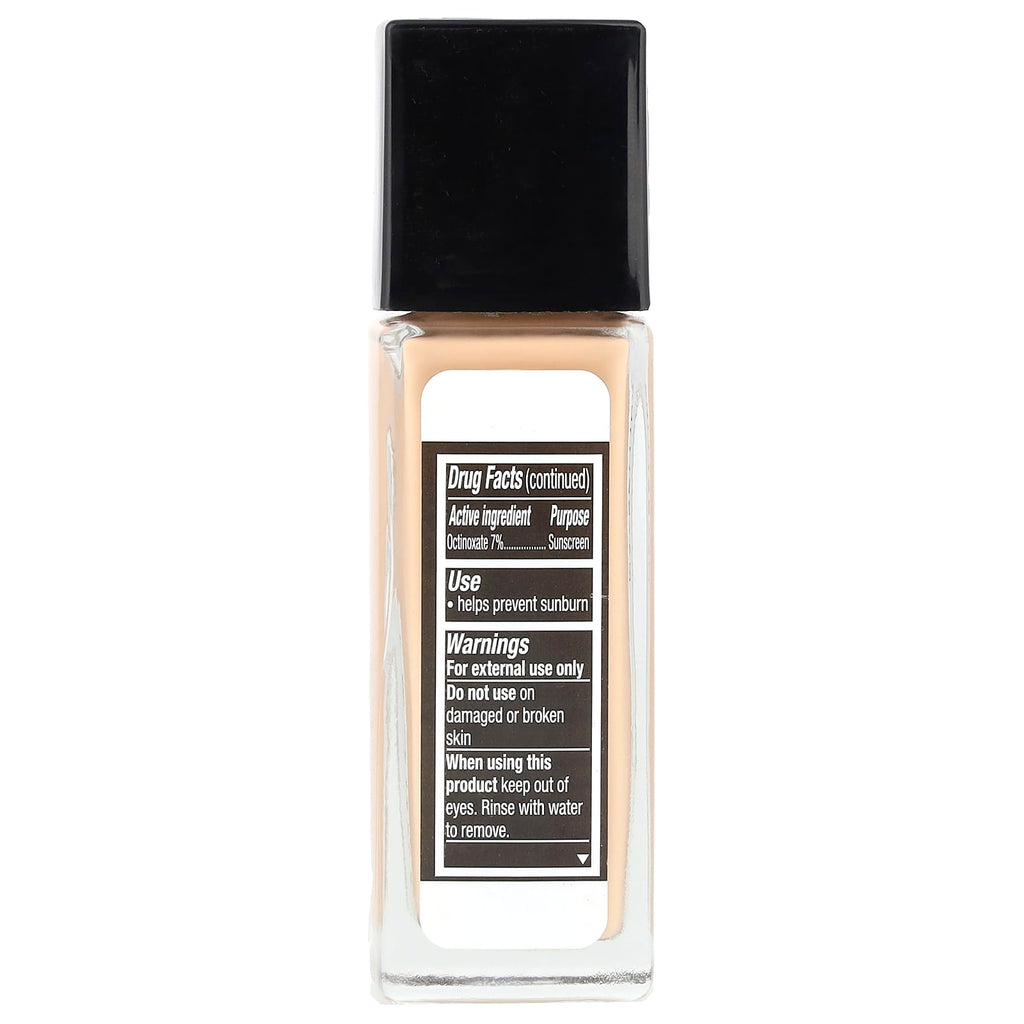 Maybelline, Fit Me, Dewy + Smooth Foundation, SPF 18, 120 Classic Ivory, 1 fl oz (30 ml)
