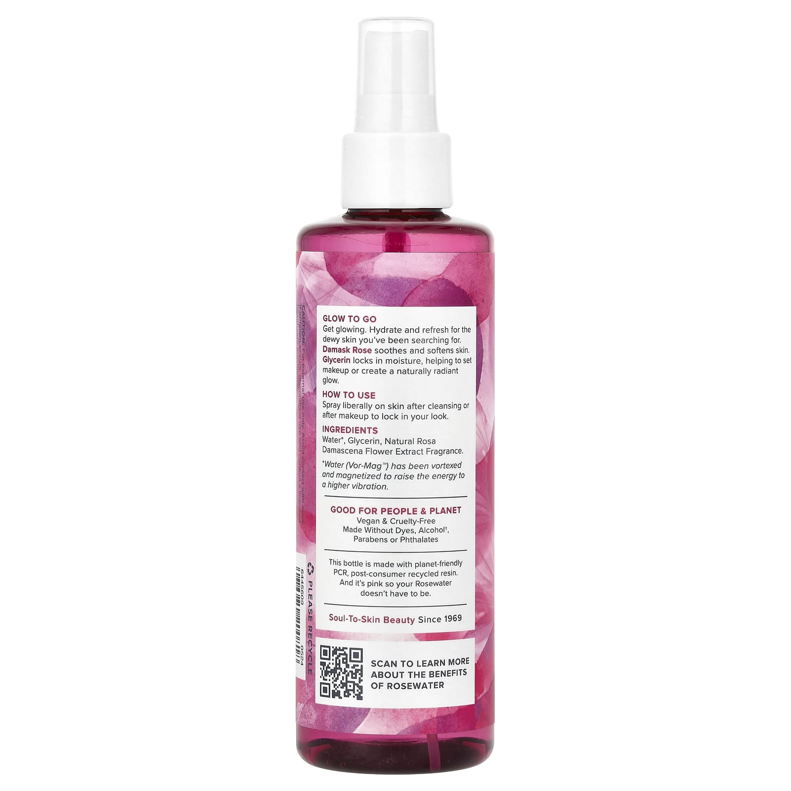 Heritage Store, Rosewater & Glycerin, Hydrating Facial Mist, 8 fl oz (237 ml)