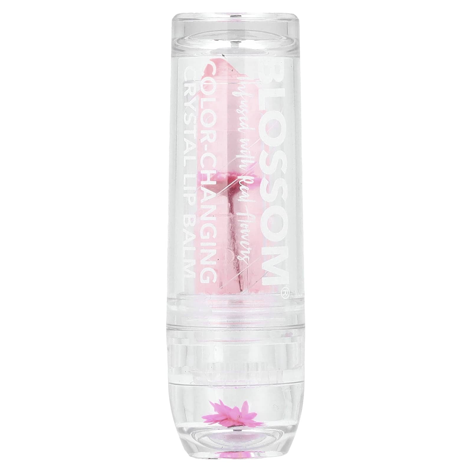 Blossom, Color Changing Crystal Lip Balm, Pink, 3 g