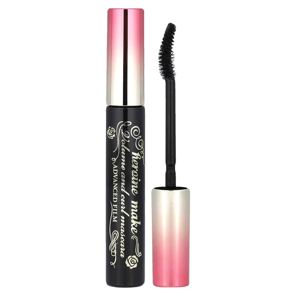 KissMe, Heroine Make, Volume & Curl Mascara Advanced Film, #01 Jet Black, 0.21 oz (6 g)