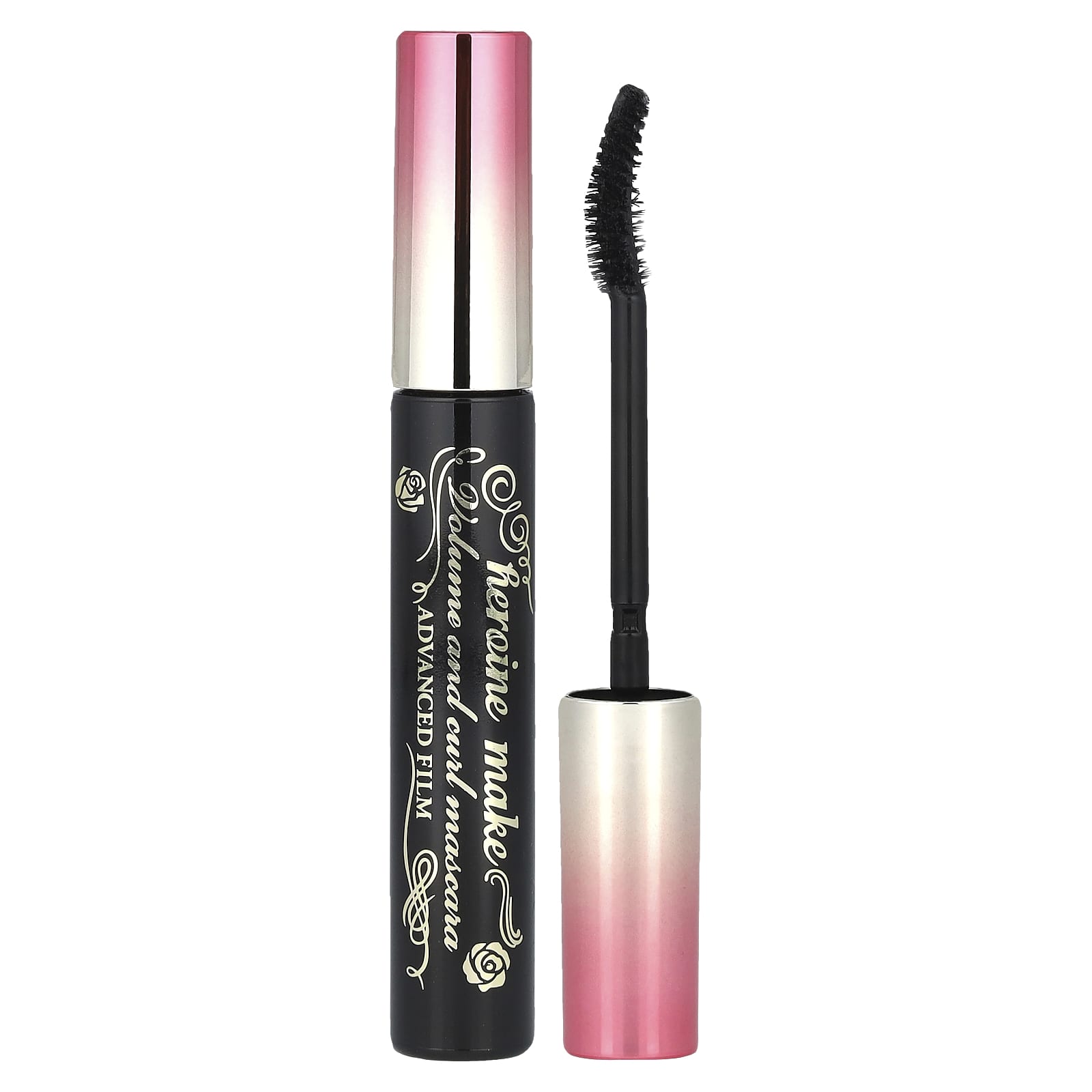 KissMe, Heroine Make, Volume & Curl Mascara Advanced Film, #01 Jet Black, 0.21 oz (6 g)