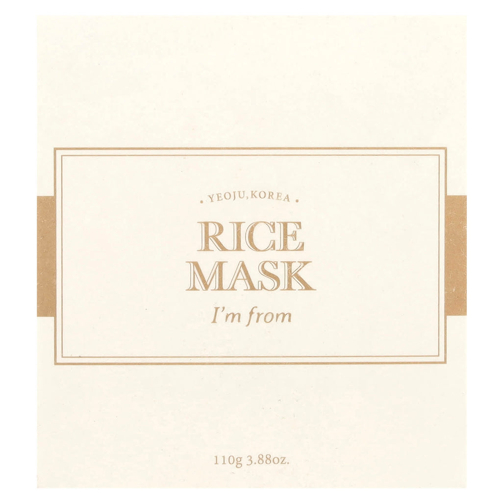 I'm From, Rice Beauty Mask, 3.88 oz (110 g)