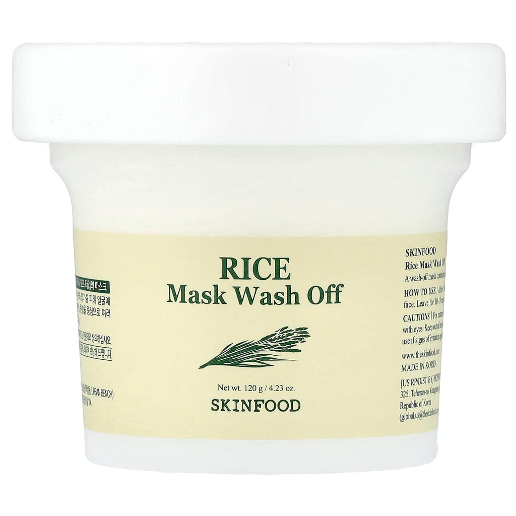 SKINFOOD, Rice Beauty Mask Wash Off, 4.23 oz (120 g)
