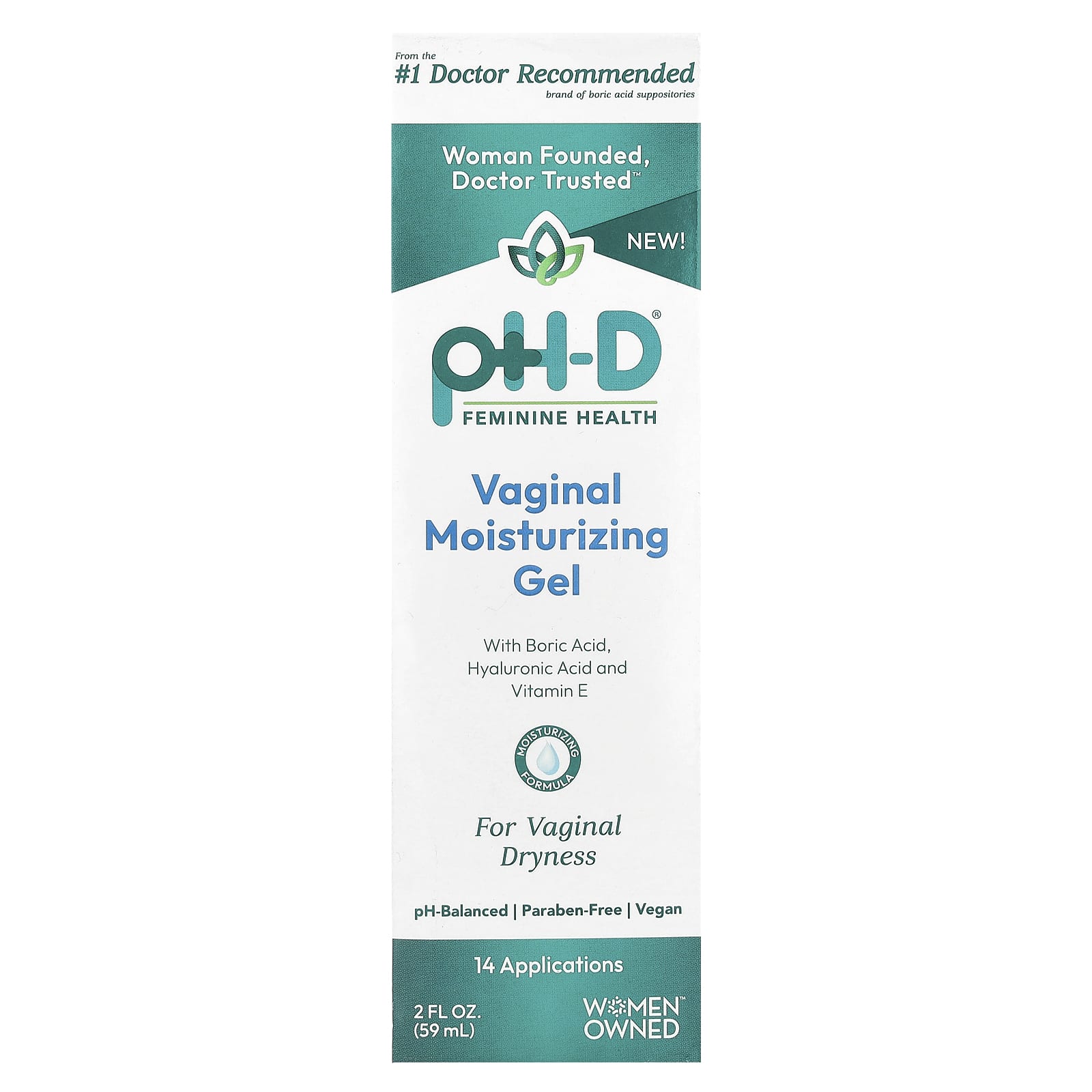 pH-D Feminine Health, Vaginal Moisturizing Gel, 2 fl oz (59 ml)