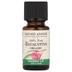 Nature's Answer, 100% Pure Organic Essential Oil, Eucalyptus, 0.5 fl oz (15 ml)