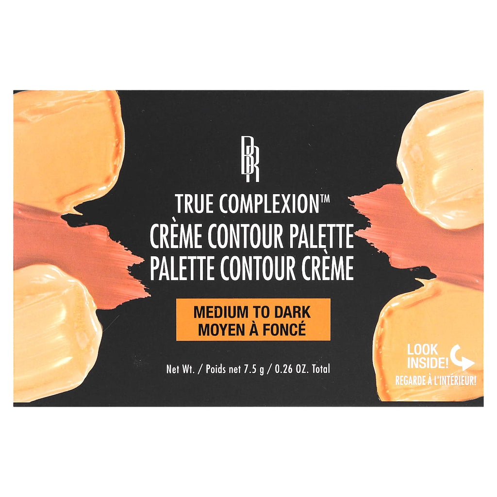 Black Radiance, True Complexion, Creme Contour Palette, 8323 Medium to Dark, 0.26 oz (7.5 g)
