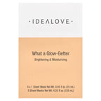 Idealove, What a Glow-Getter, Brightening & Moisturizing, 5 Beauty Sheet Masks, 0.85 fl oz (25 ml) Each