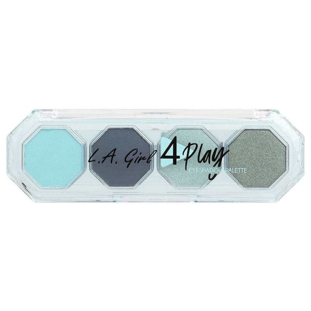 L.A. Girl, 4 Play Eyeshadow Palette, GES231 All Nighter, 0.11 oz (3.2 g)