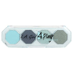 L.A. Girl, 4 Play Eyeshadow Palette, GES231 All Nighter, 0.11 oz (3.2 g)