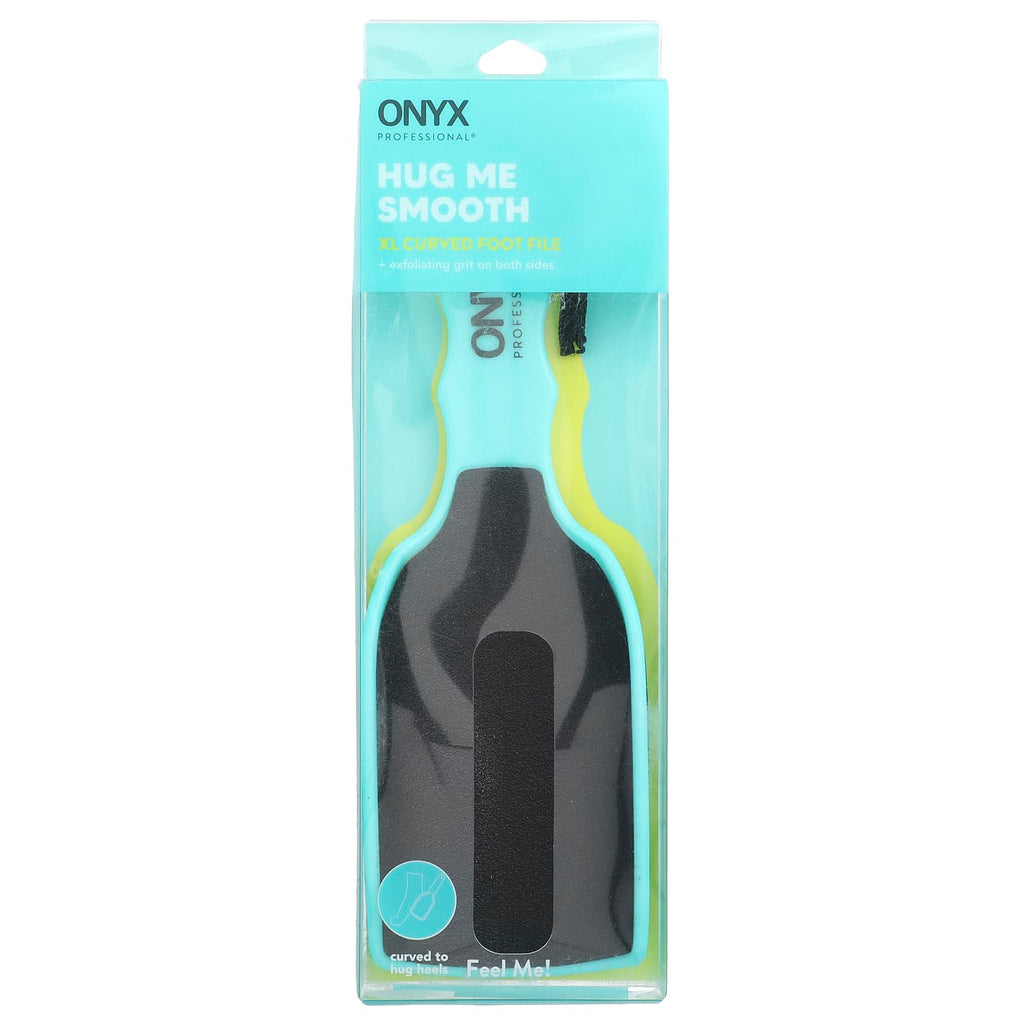 Onyx Professional, Hug Me Smooth, XL Curved Foot File, 1 File