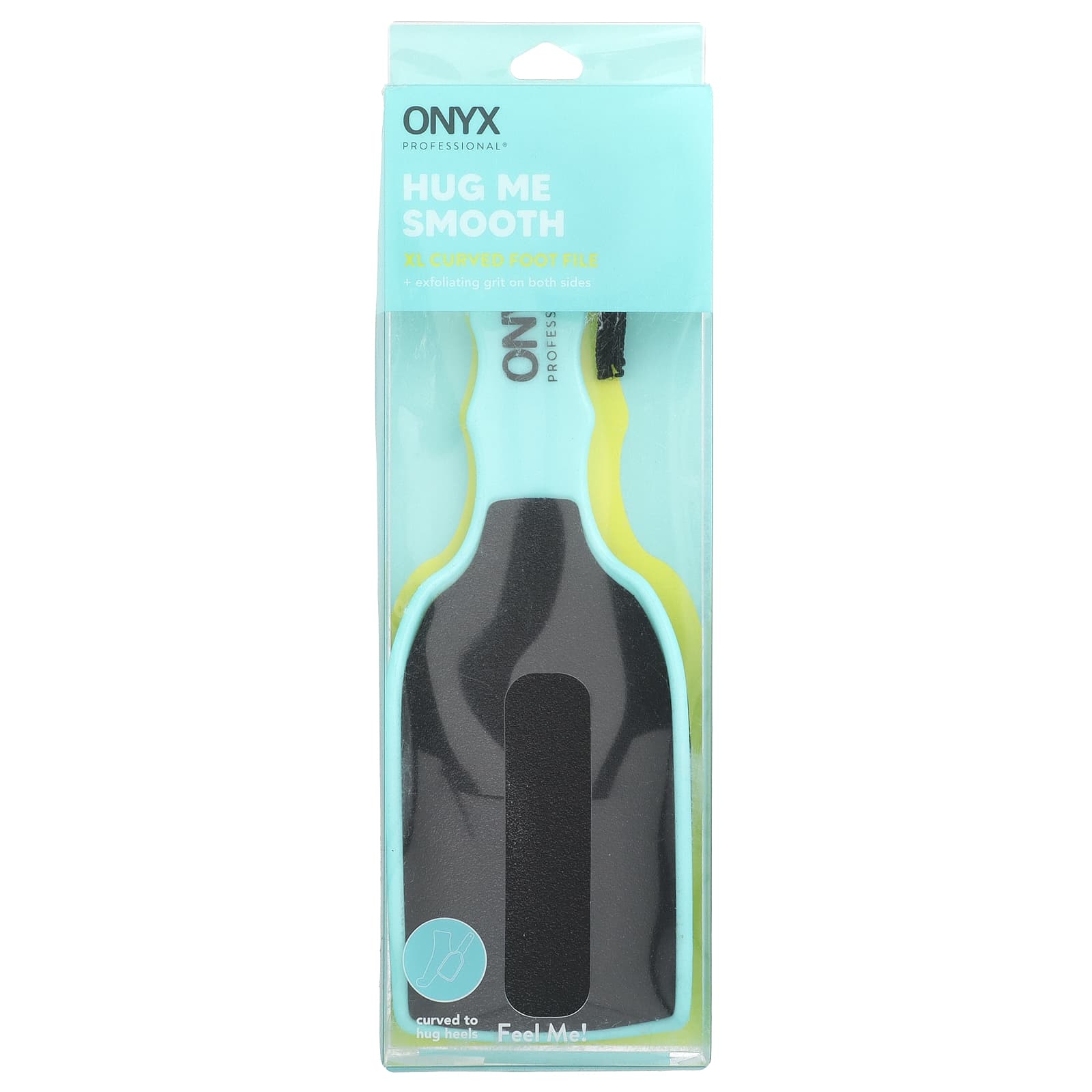 Onyx Professional, Hug Me Smooth, XL Curved Foot File, 1 File