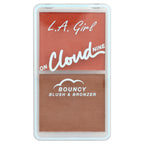 L.A. Girl, On Cloud Nine, Bouncy Blush & Bronzer, GBL500 Misty Mauve, 0.21 oz (6 g)