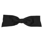 Kitsch, Recycled Fabric Bow Hair Clip, Black, 1 Clip