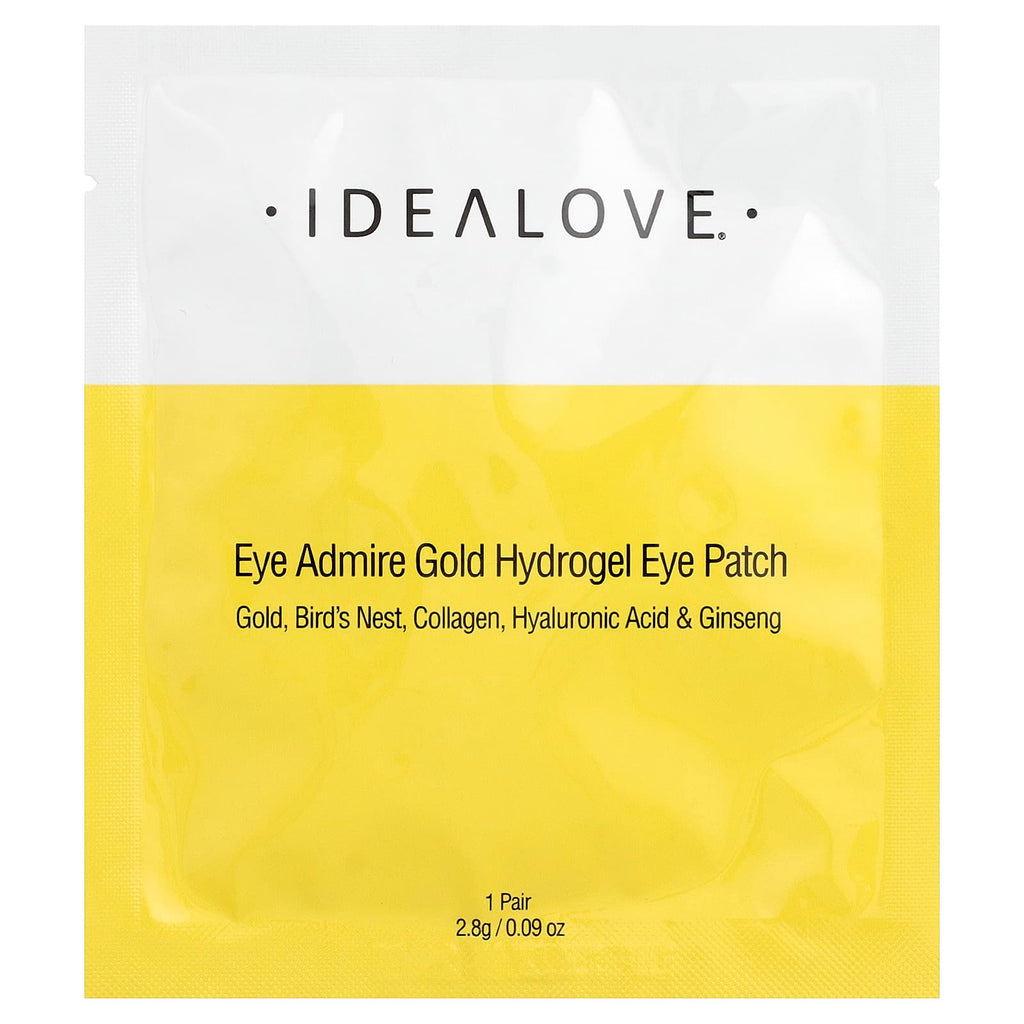 Idealove, Eye Admire Gold Hydrogel Eye Patches, 1 Pair