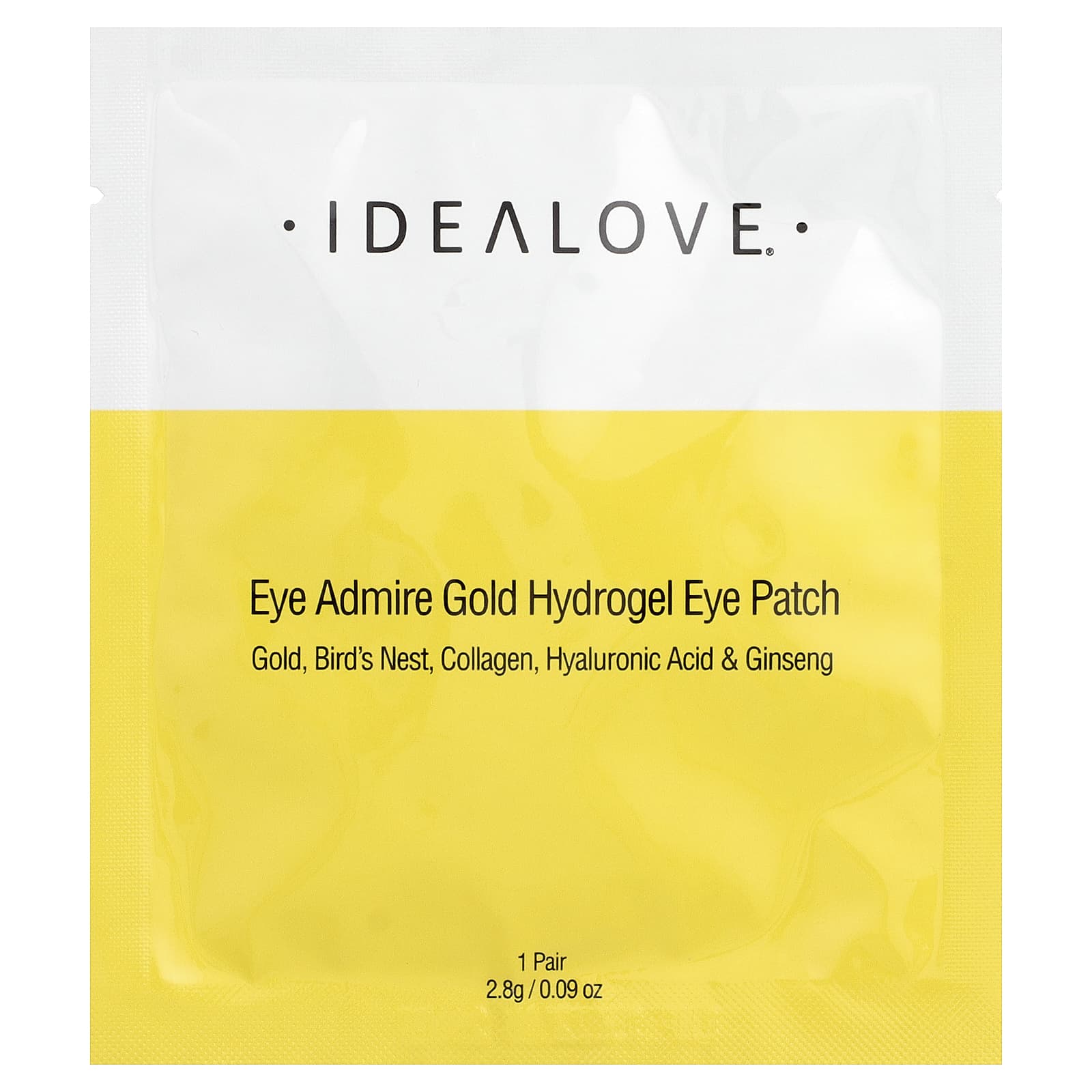 Idealove, Eye Admire Gold Hydrogel Eye Patches, 1 Pair