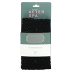 AfterSpa, Exfoliating Wash Cloth, Black, 1 Wash Cloth