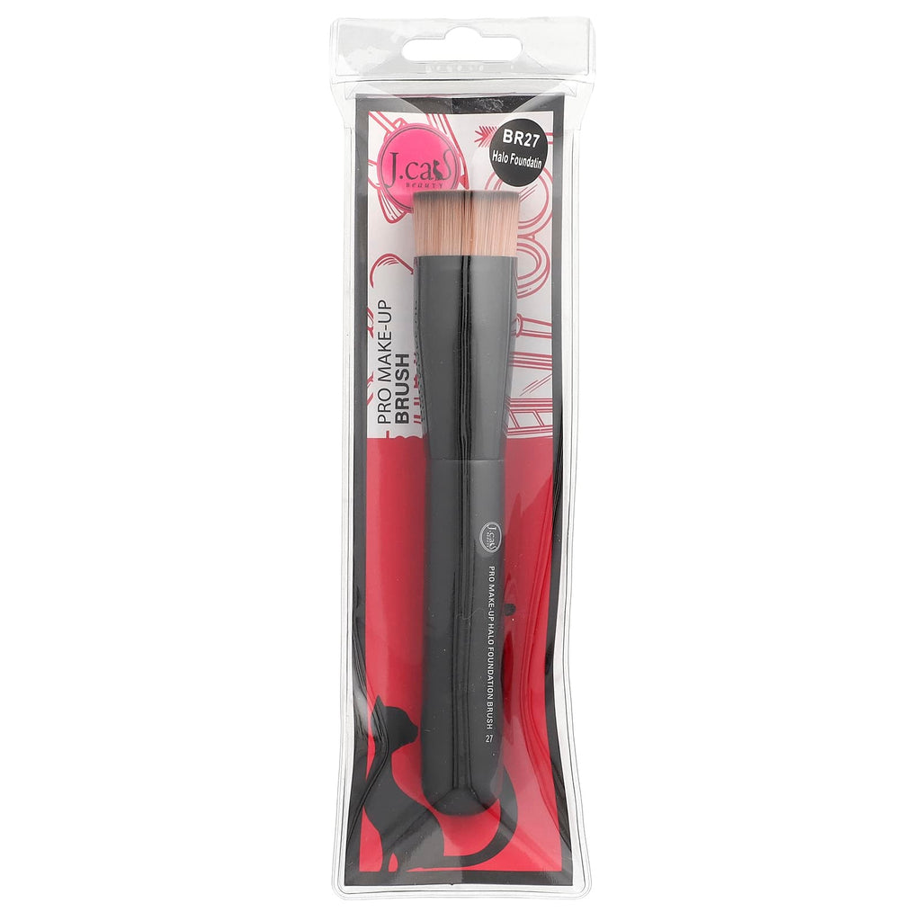 J.Cat Beauty, Pro Make-Up Brush, BR27 Halo Foundation, 1 Count