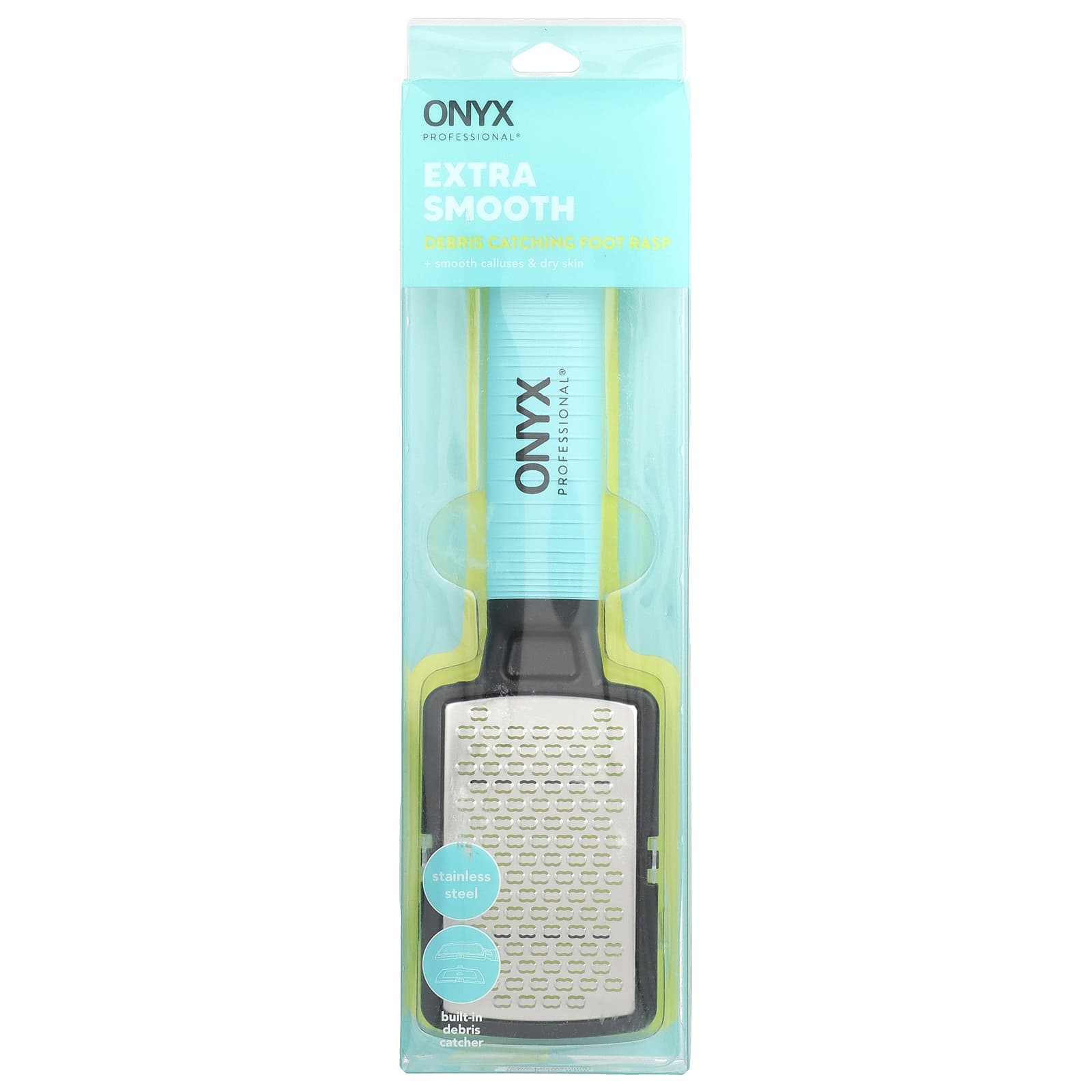 Onyx Professional, Extra Smooth, Debris Catching Foot Rasp, 1 Rasp