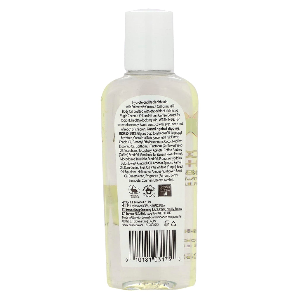 Palmer's, Coconut Oil Formula® with Vitamin E, Coconut Hydrate Body Oil, 1.7 fl oz (50 ml)