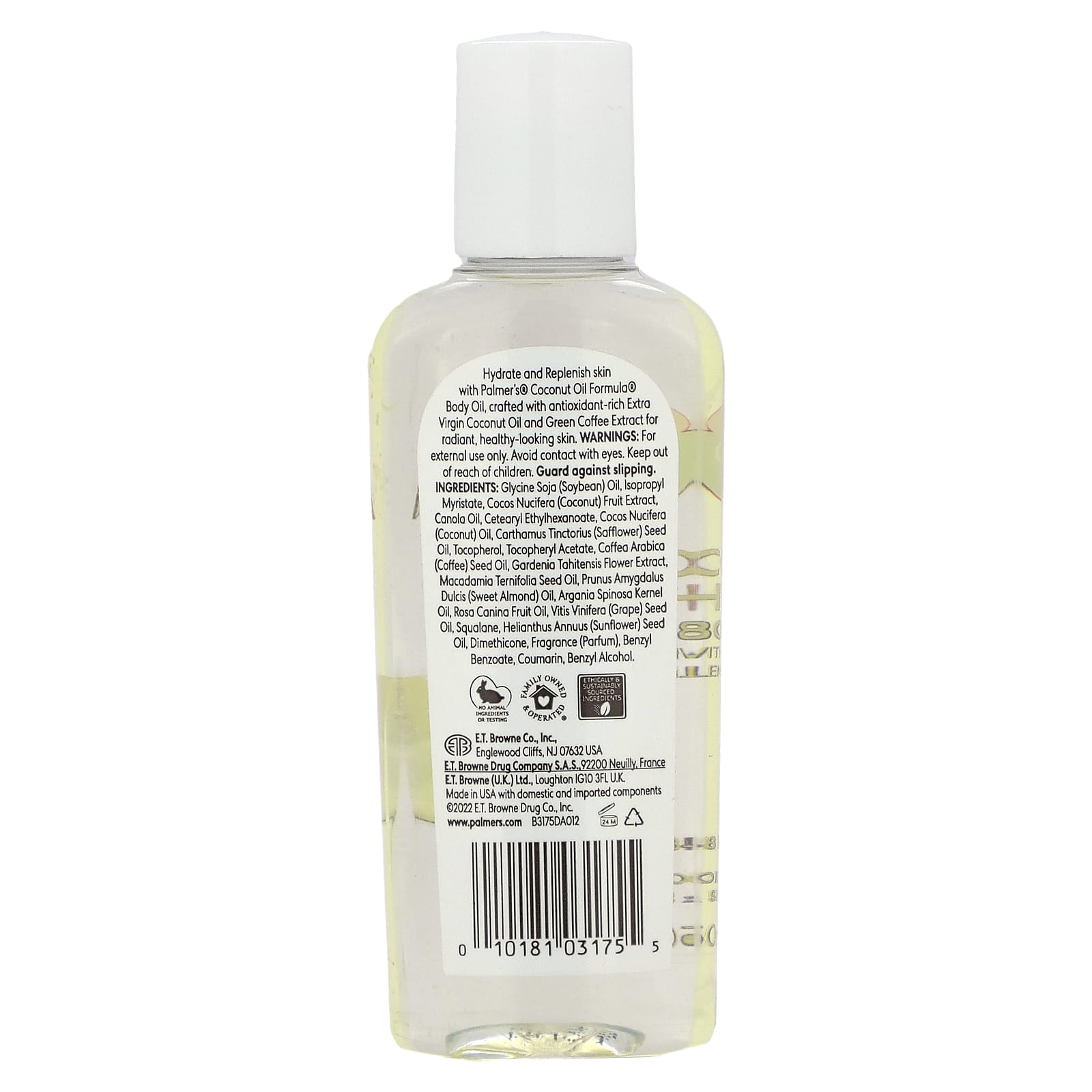Palmer's, Coconut Oil Formula® with Vitamin E, Coconut Hydrate Body Oil, 1.7 fl oz (50 ml)