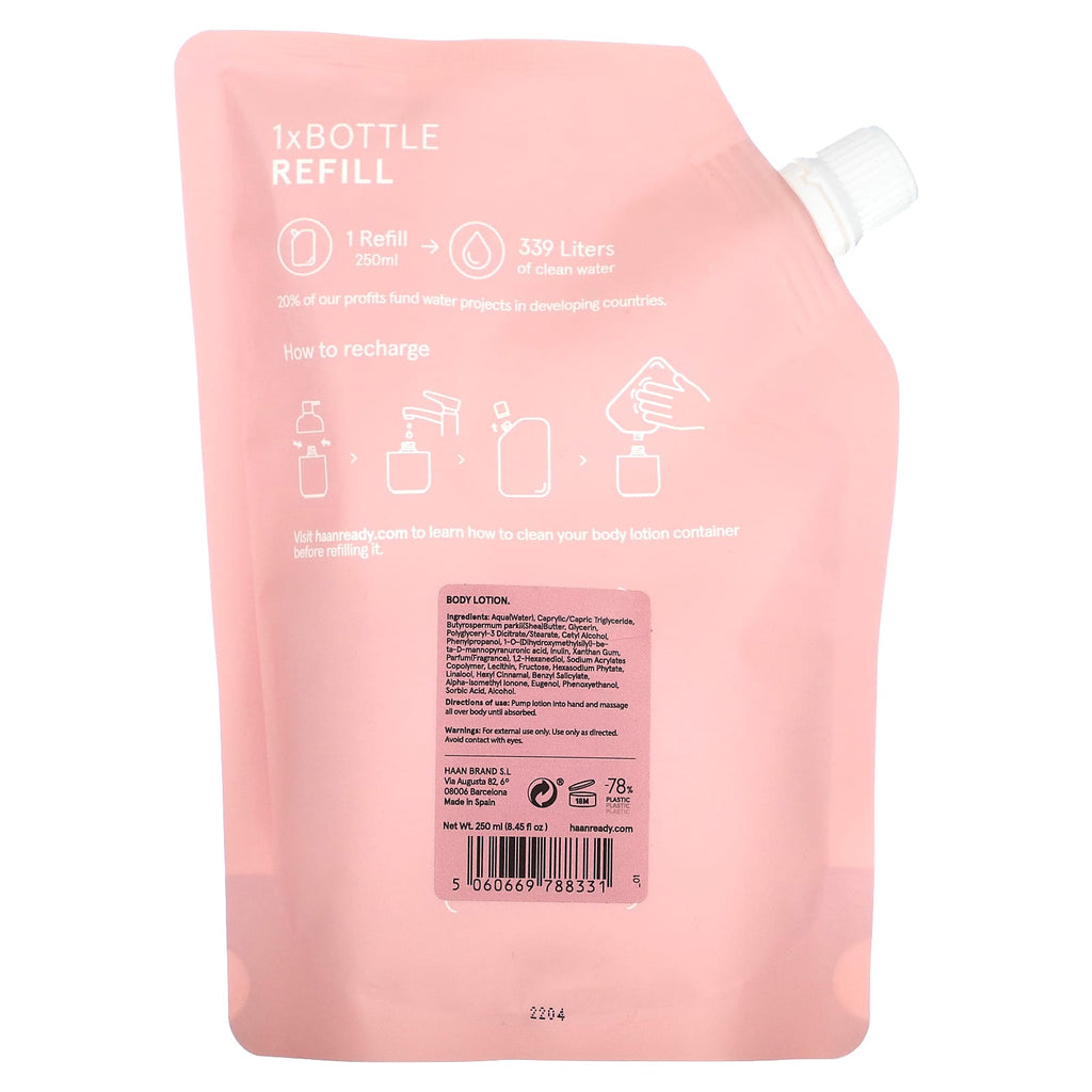 Haan, Body Lotion Refill, Tales of Lotus, 8.45 fl oz (250 ml)