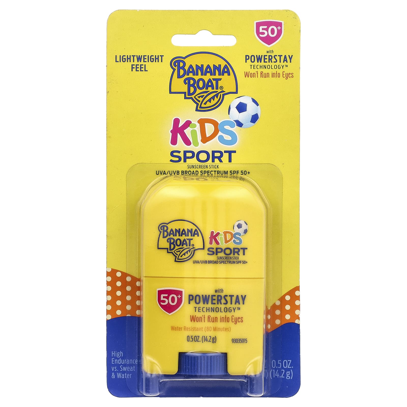 Banana Boat, Kids Sport, Sunscreen Stick, SPF 50+, 0.5 oz (14.2 g)