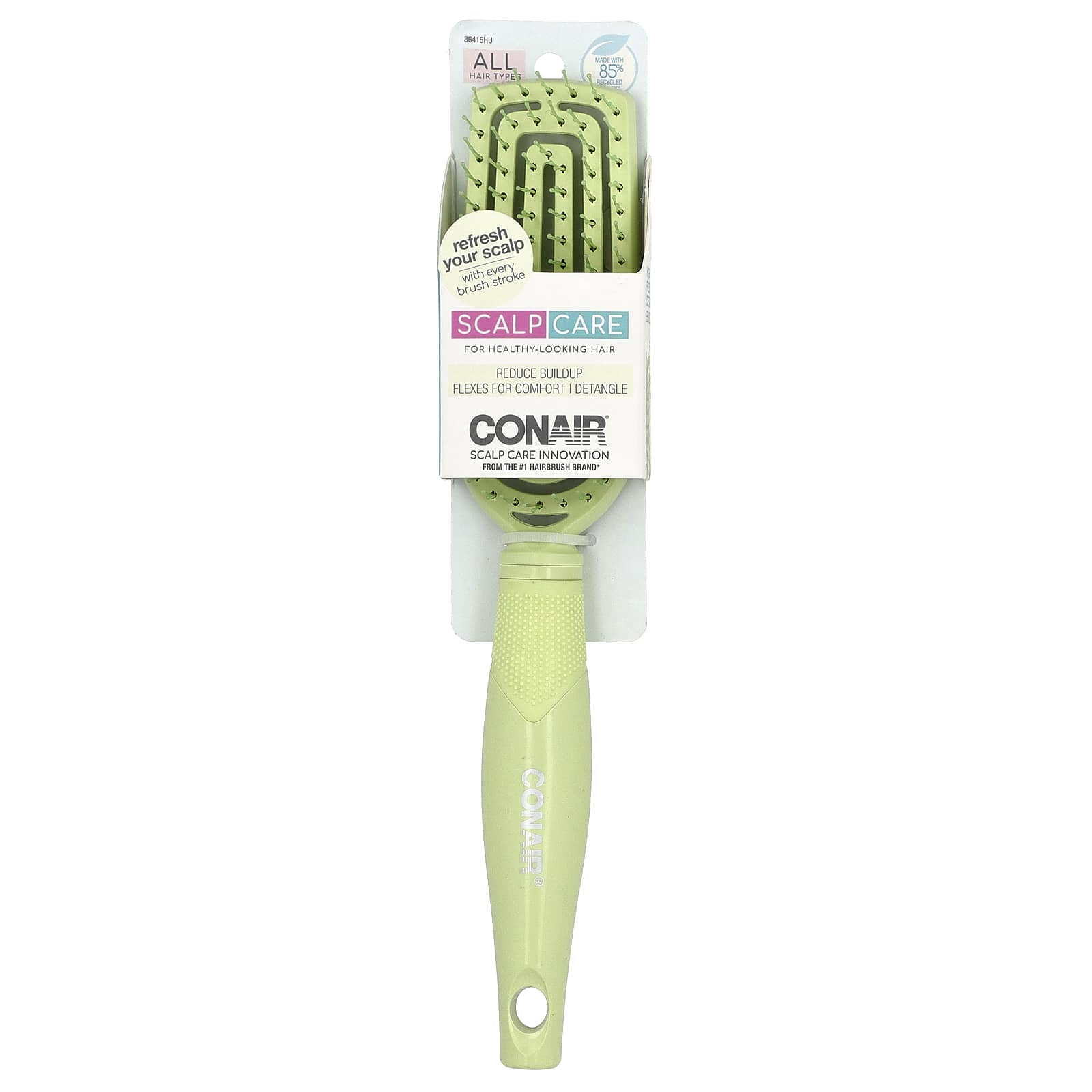 Conair, Scalp Care Hairbrush, All Hair Types, 1 Brush