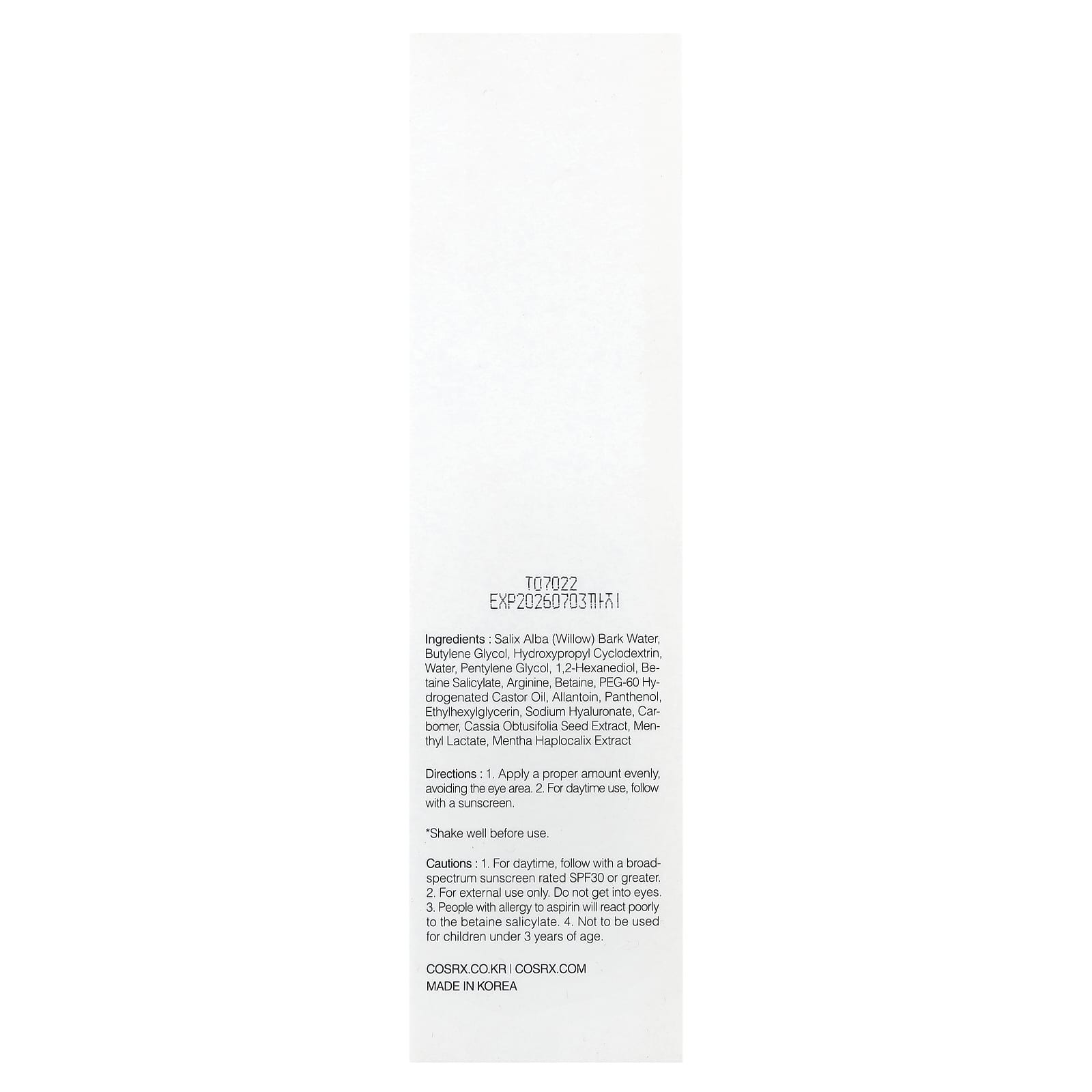 CosRx, Two in One Poreless Power Liquid, 3.38 fl oz (100 ml)