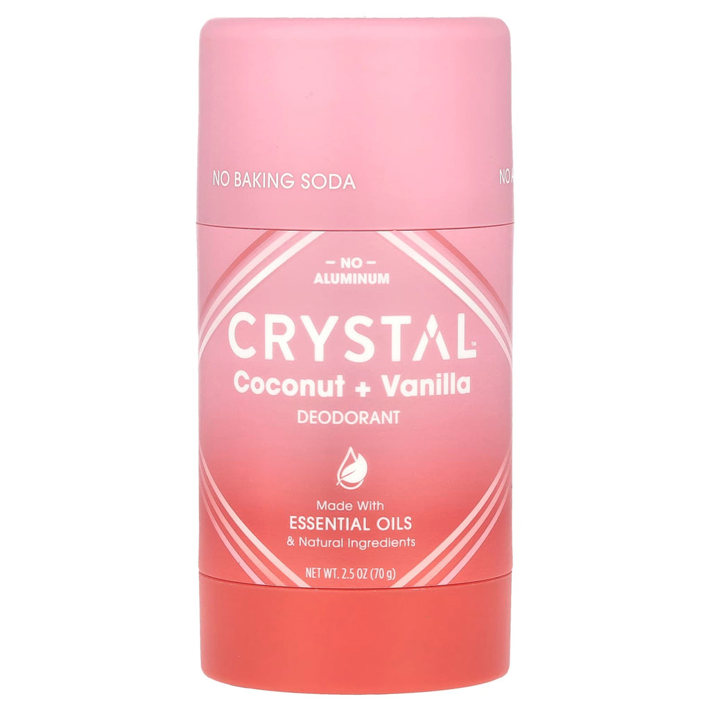 CRYSTAL, Deodorant, Coconut + Vanilla, 2.5 oz (70 g)