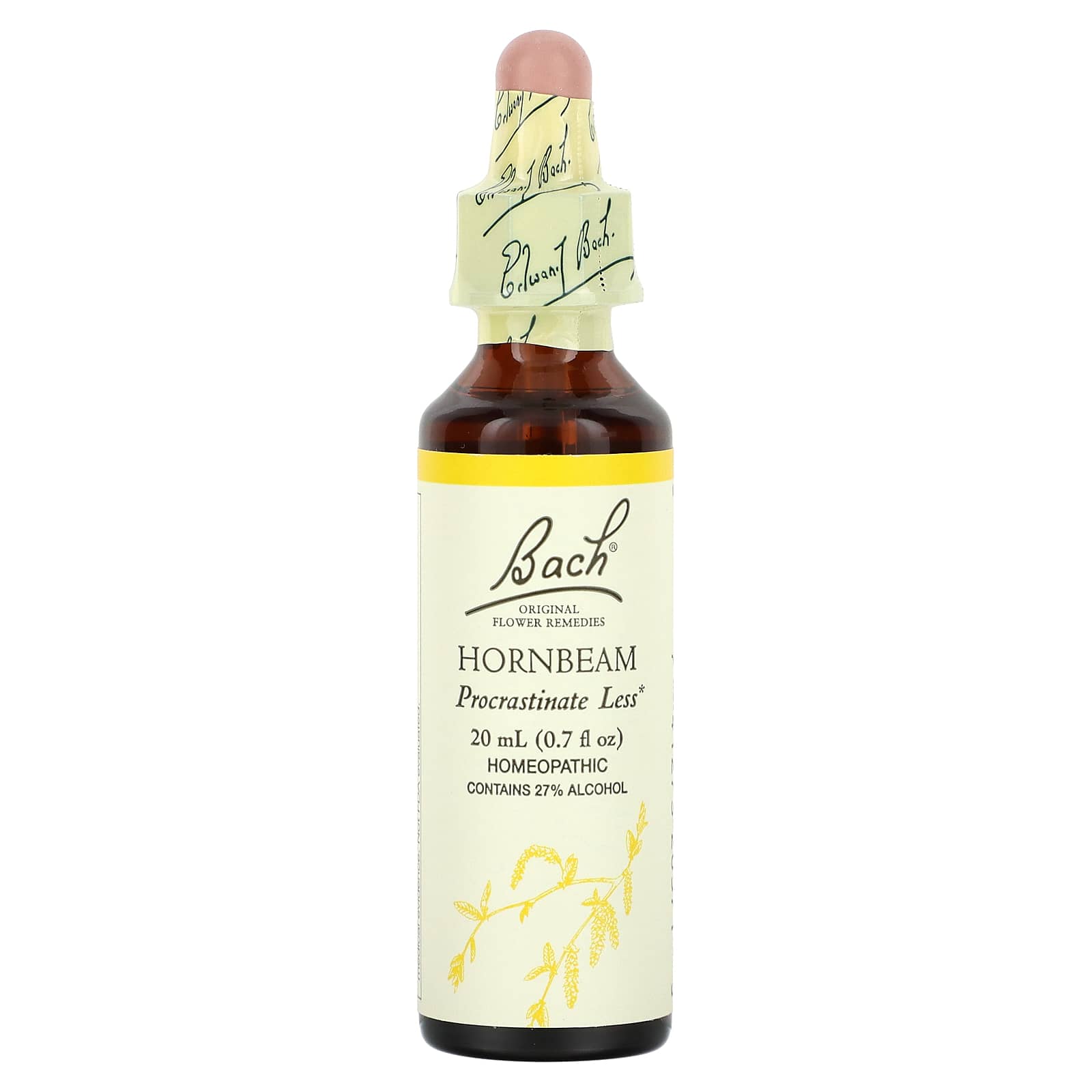 Bach, Original Flower Remedies, Hornbeam, 0.7 fl oz (20 ml)