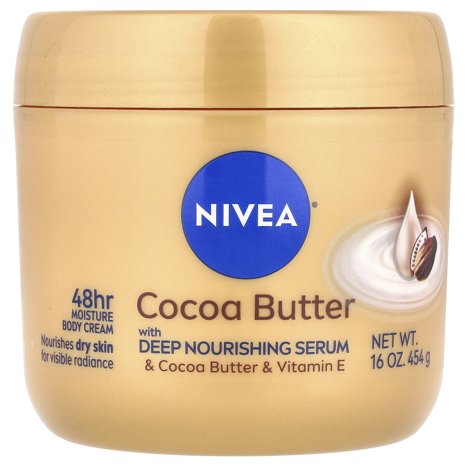Nivea, Body Cream, Cocoa Butter, 16 oz (454 g)