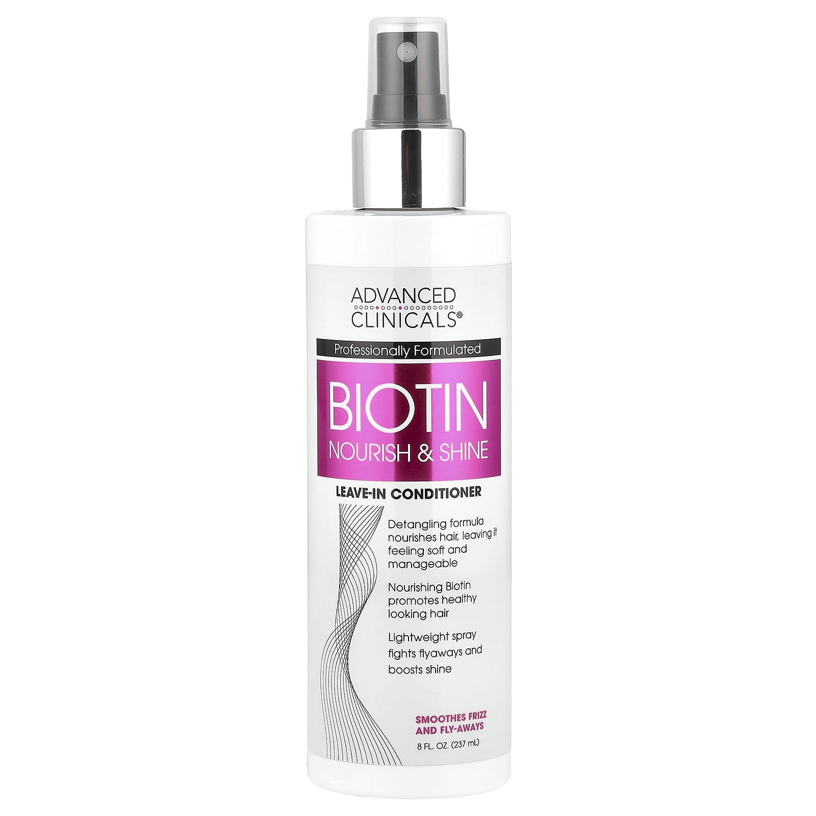 Advanced Clinicals, Biotin, Leave-In Conditioner , 8 fl oz (237 ml)