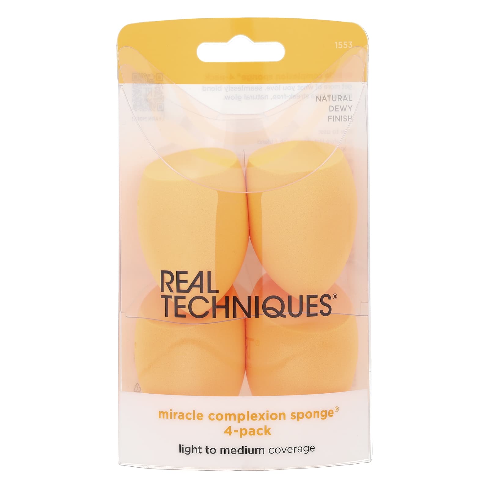 Real Techniques, Miracle Complexion Sponge®, 4 Pack