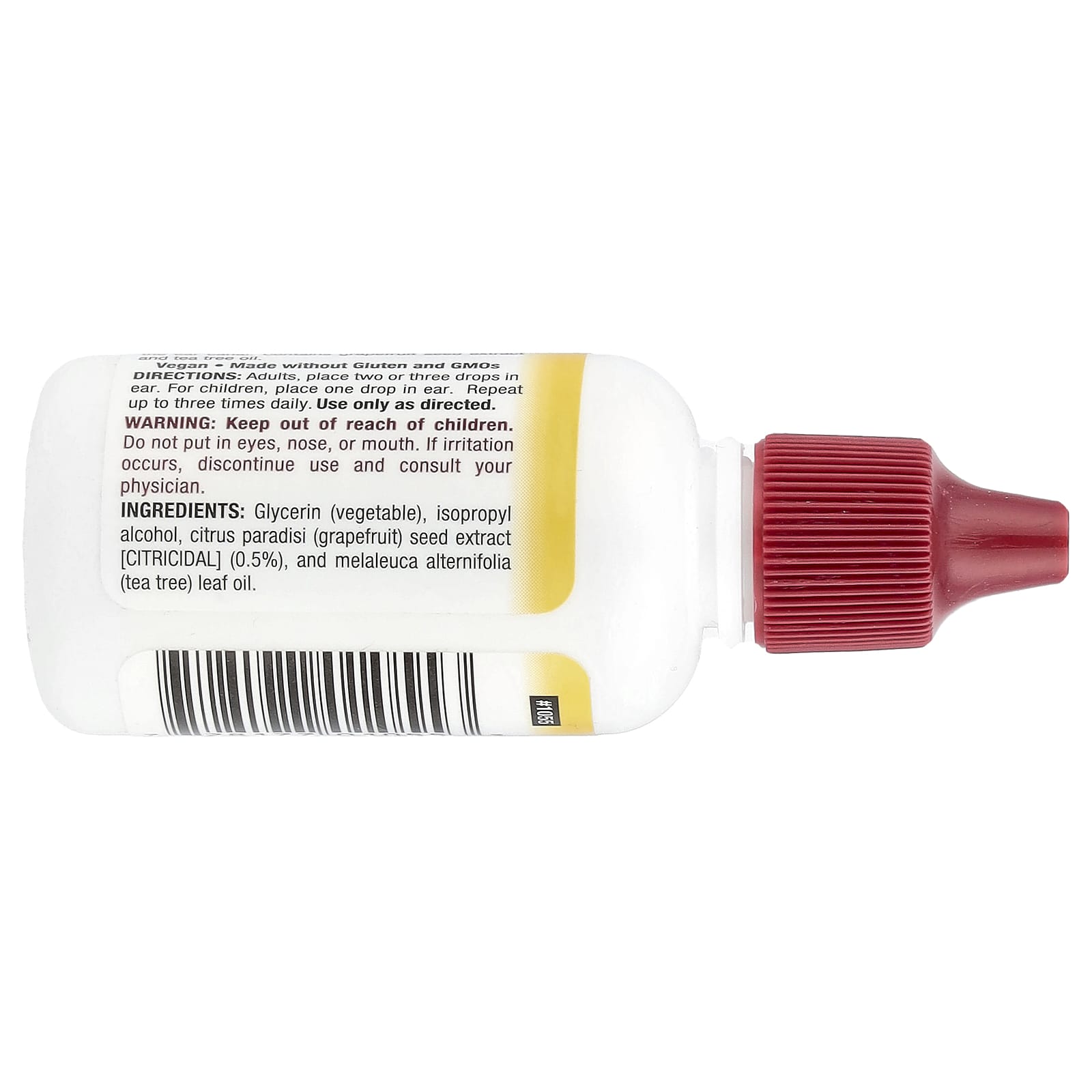 NutriBiotic, Ear Drops with Grapefruit Seed Extract Plus Tea Tree Oil, 1 fl oz (30 ml)