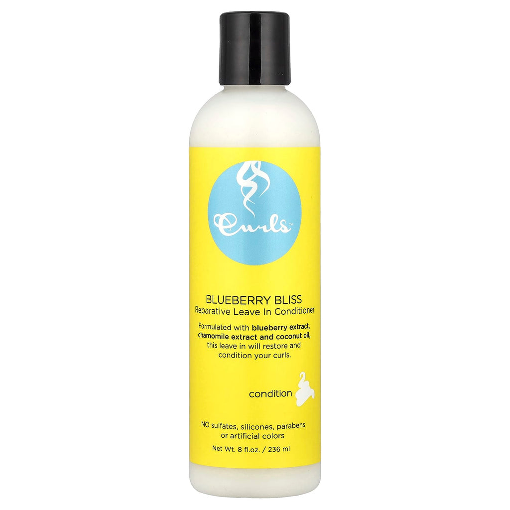 Curls, Reparative Leave In Conditioner, Blueberry Bliss, 8 fl oz (236 ml)