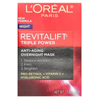 L'Oréal, Revitalift Triple Power, Anti-Aging Overnight Beauty Mask, 1.7 oz (48 g)