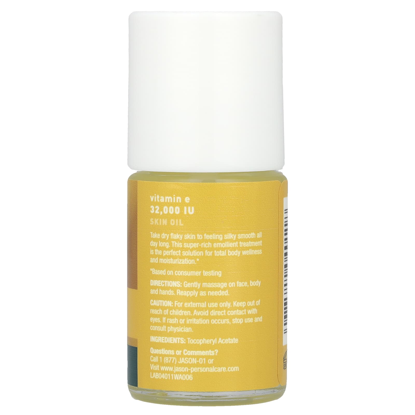 Jason Natural, Vitamin E Skin Oil, 32,000 IU, 1 fl oz (30 ml)