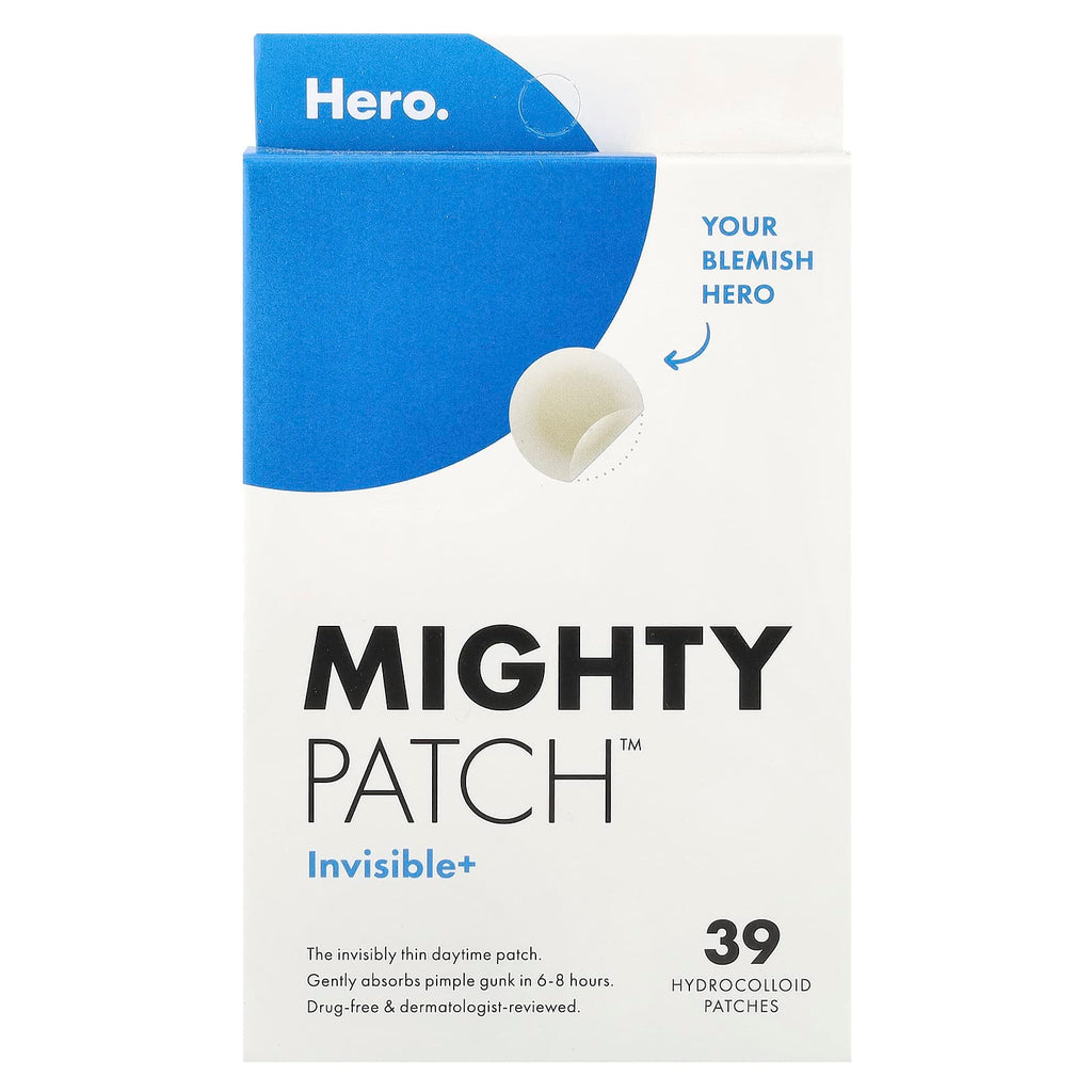 Hero Cosmetics, Mighty Patch™ Invisible+, 39 Hydrocolloid Patches