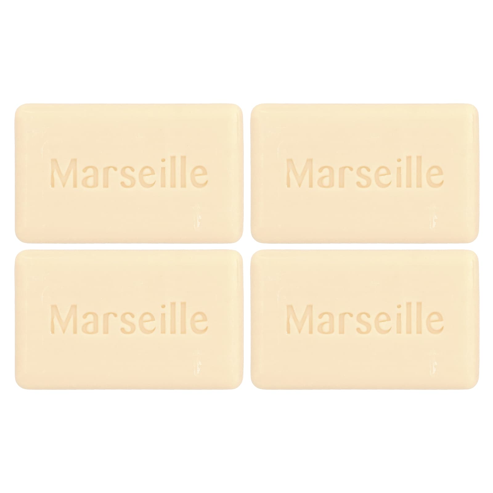 A La Maison de Provence, Hand & Body Bar Soap, Lavender Flowers, 4 Bars, 3.5 oz (100 g) Each