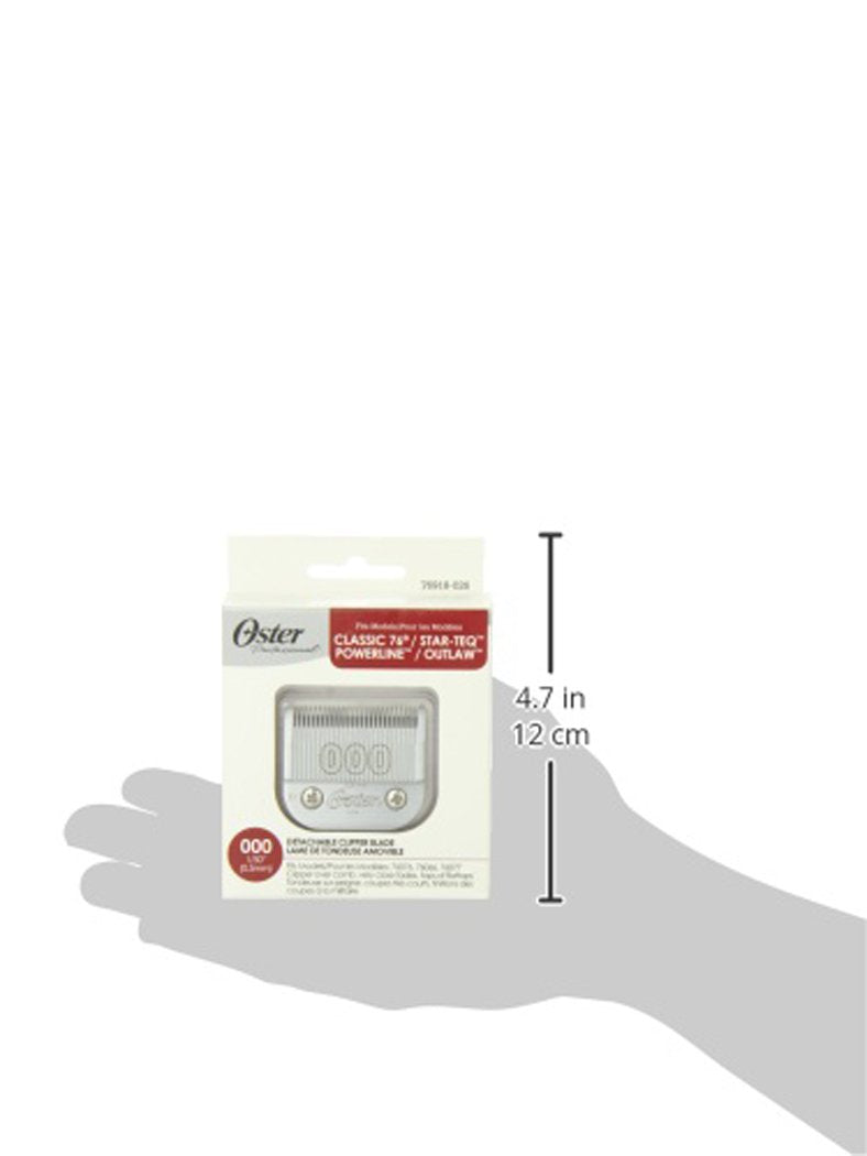 Oster 76918-026 Detachable Clipper Blade Size 000, 0.5 mm