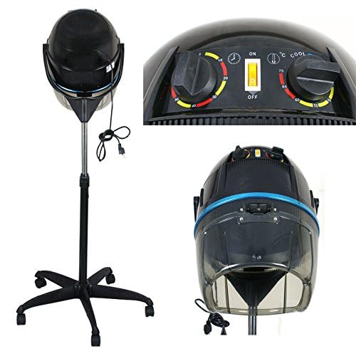 1300W Professional Hooded Floor Hair Dryer with Rolling Base