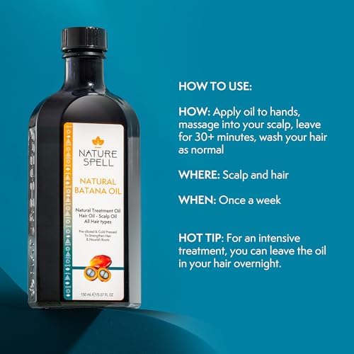 Nature Spell Hair Growth Duo with Pre-Diluted Rosemary & Batana Oils