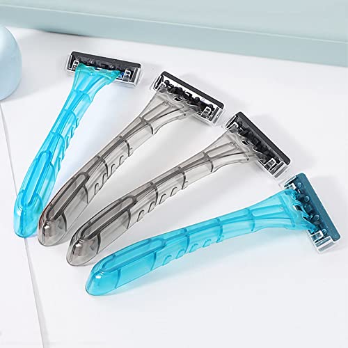 100 Pack Disposable Razors, Individually Wrapped Twin Blade