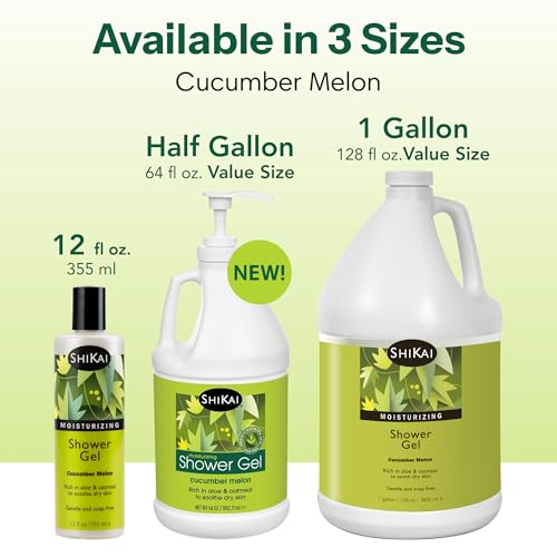 ShiKai Daily Moisturizing Shower Gel with Aloe and Oatmeal